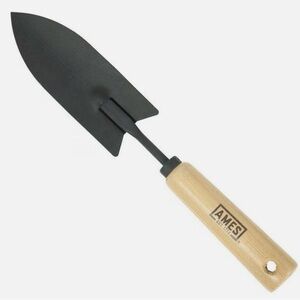 AMES 2446200 Tempered Steel Hand Transplanter with Wood Handle 12-Inch